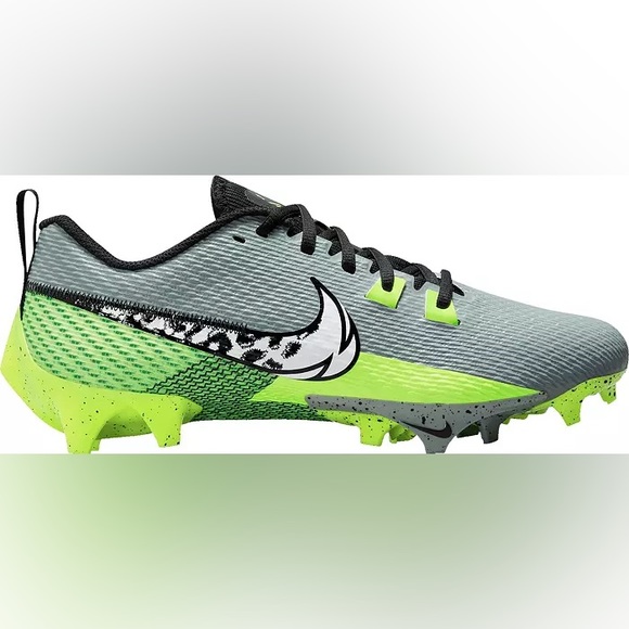 Nike Vapor Edge Speed 360 2 Football Cleats Low Green Grey FB8446303 Men 12 & 13 - Picture 1 of 8